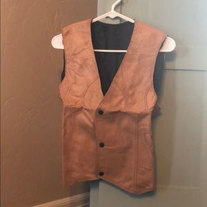 Women’s small leather vest